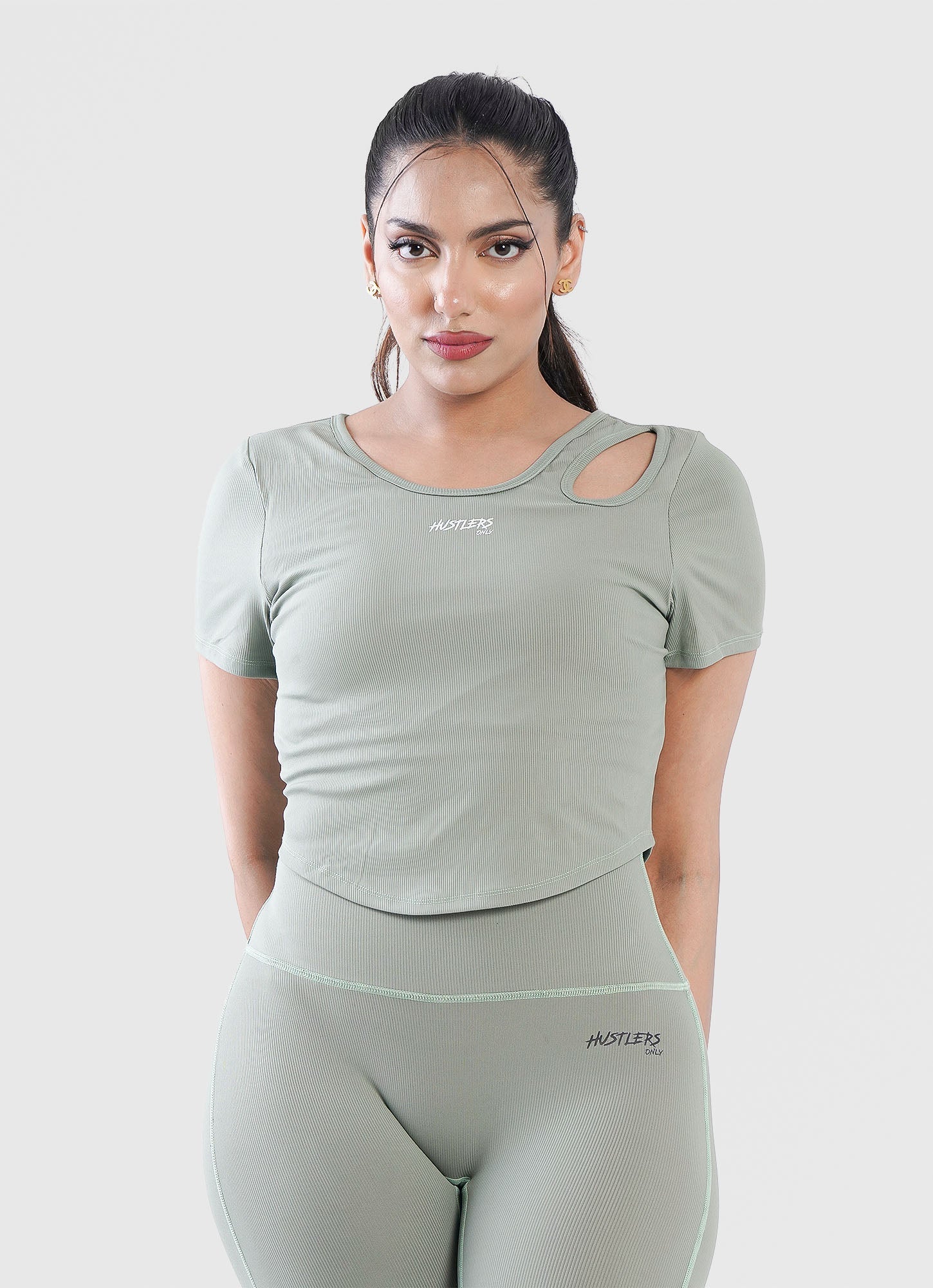 Onyx Crop T-Shirt - Light Green