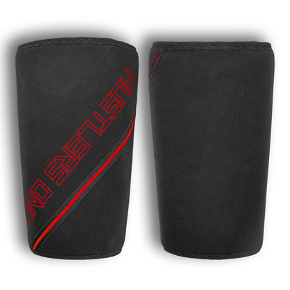 Lengan Lutut Powerlifting - 7mm Merah