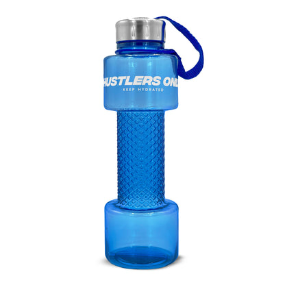 Dumbbell Water Bottle - Blue