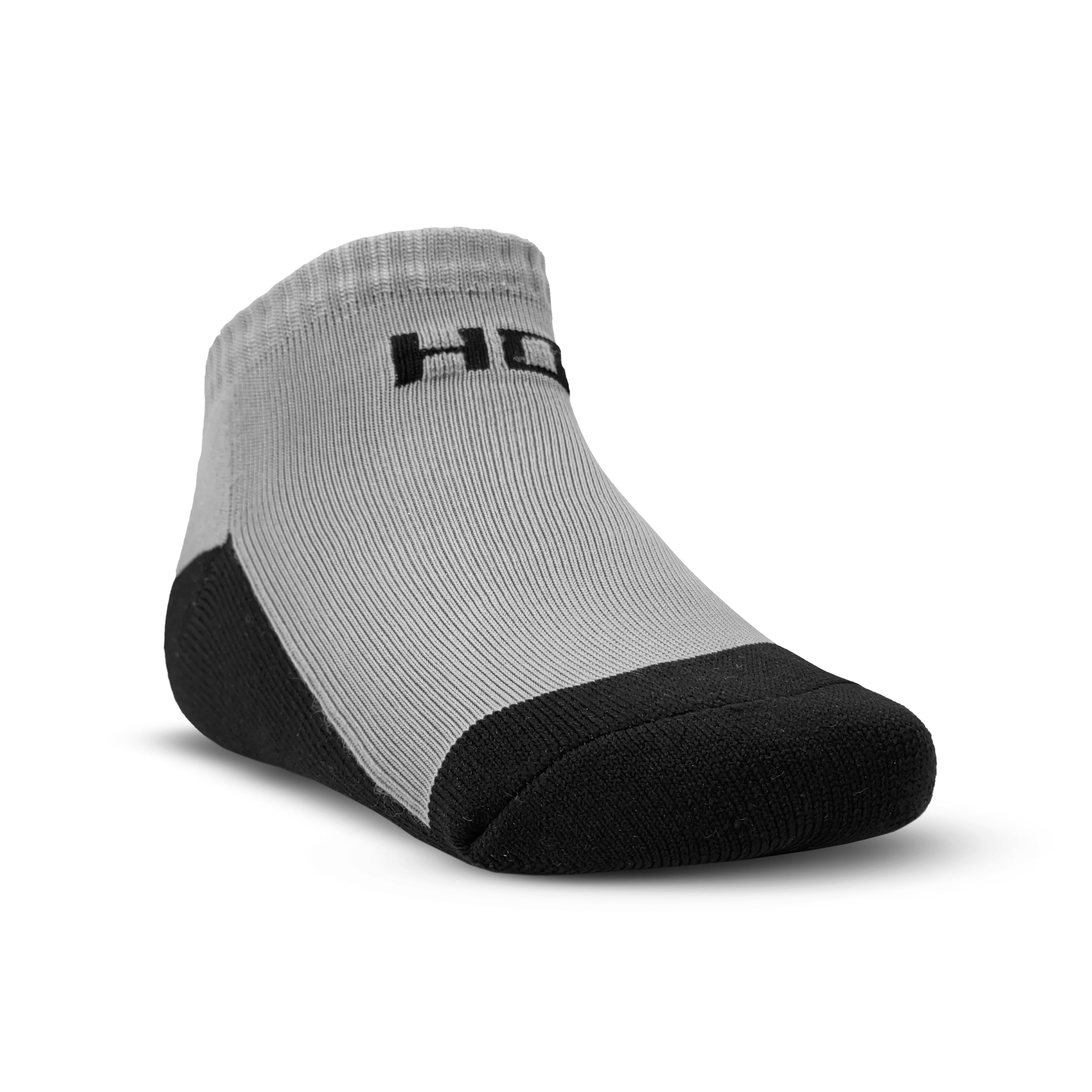 Ankle Crew Socks - Grey & Black