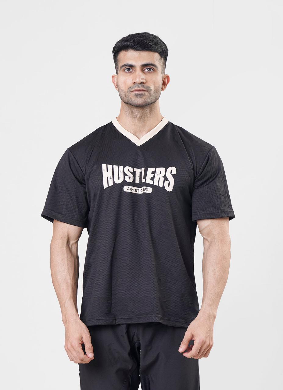 Mesh Basketball Tshirt - Black