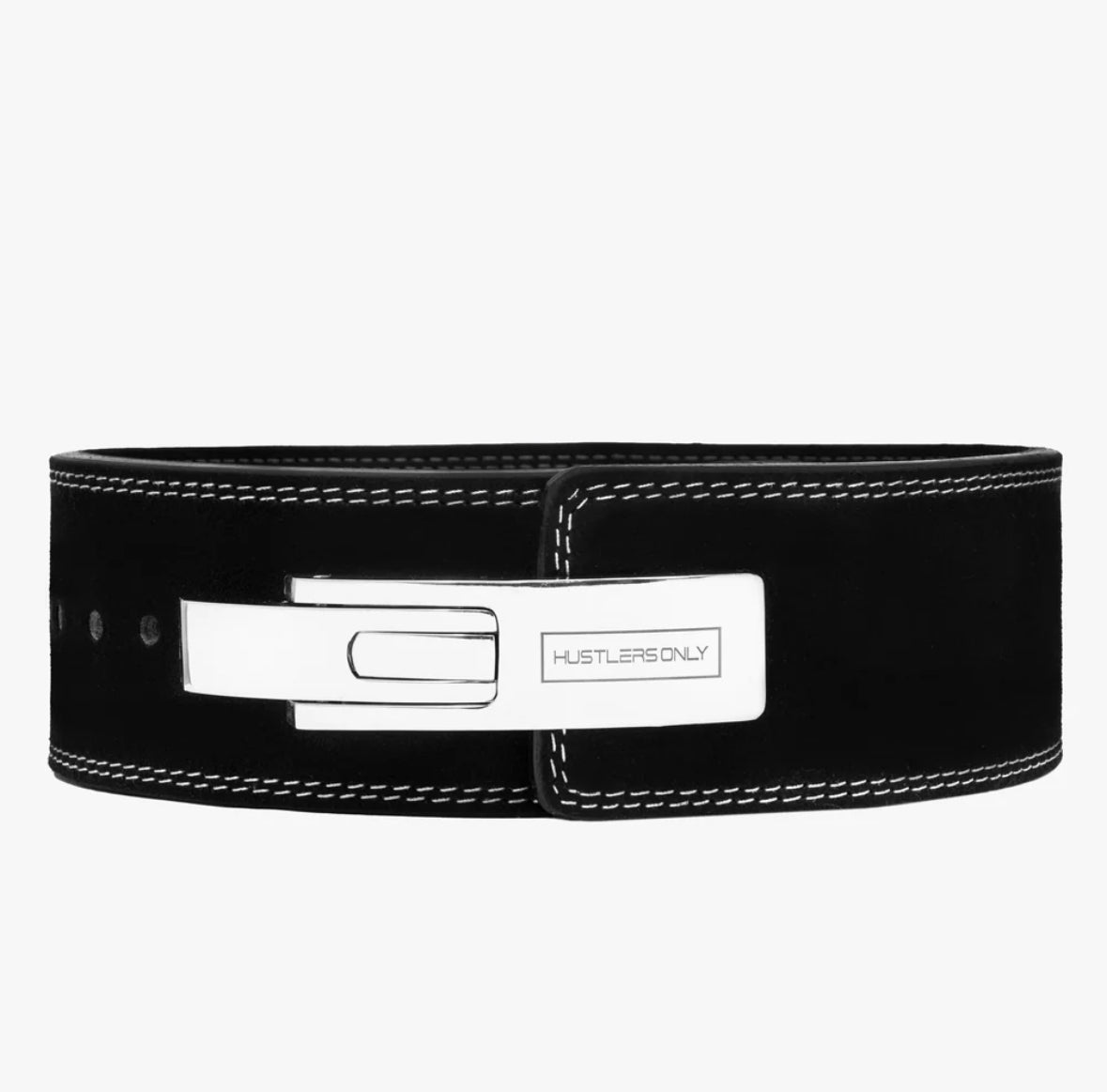 10mm Pro Suede Weightlifting Lever Belt - Black