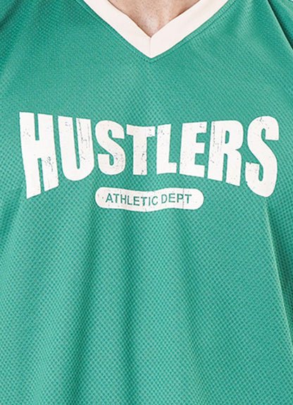 Mesh Basketball Tshirt Green