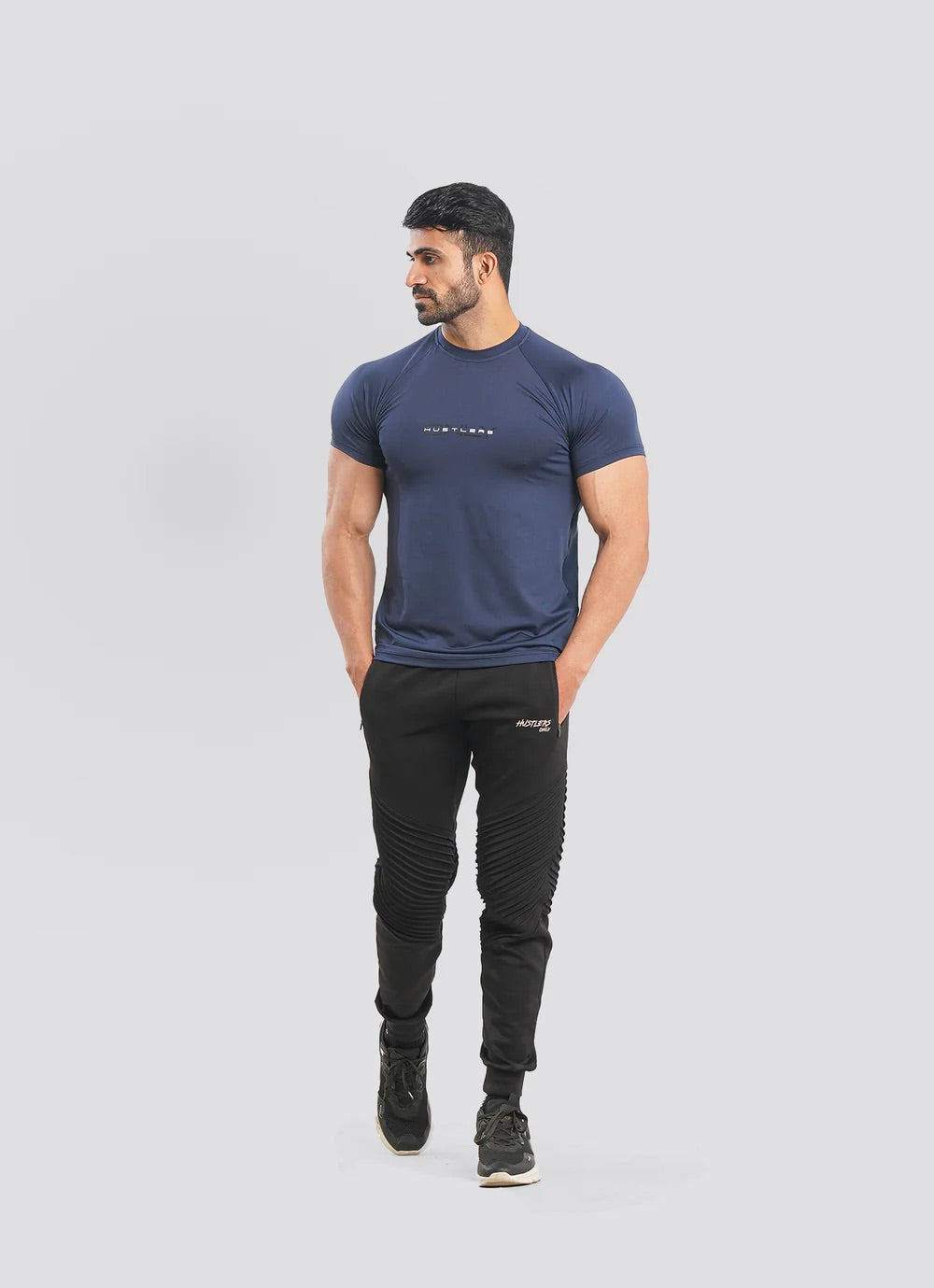 Utility Mesh Back Tshirt - Navy