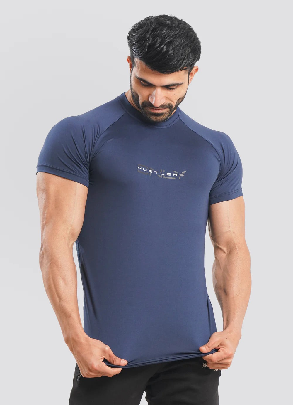 Utility Mesh Back Tshirt - Navy