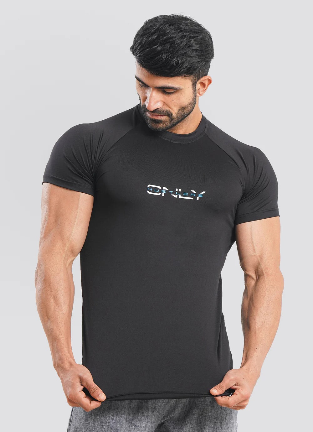 Utility Mesh Back Tshirt - Black