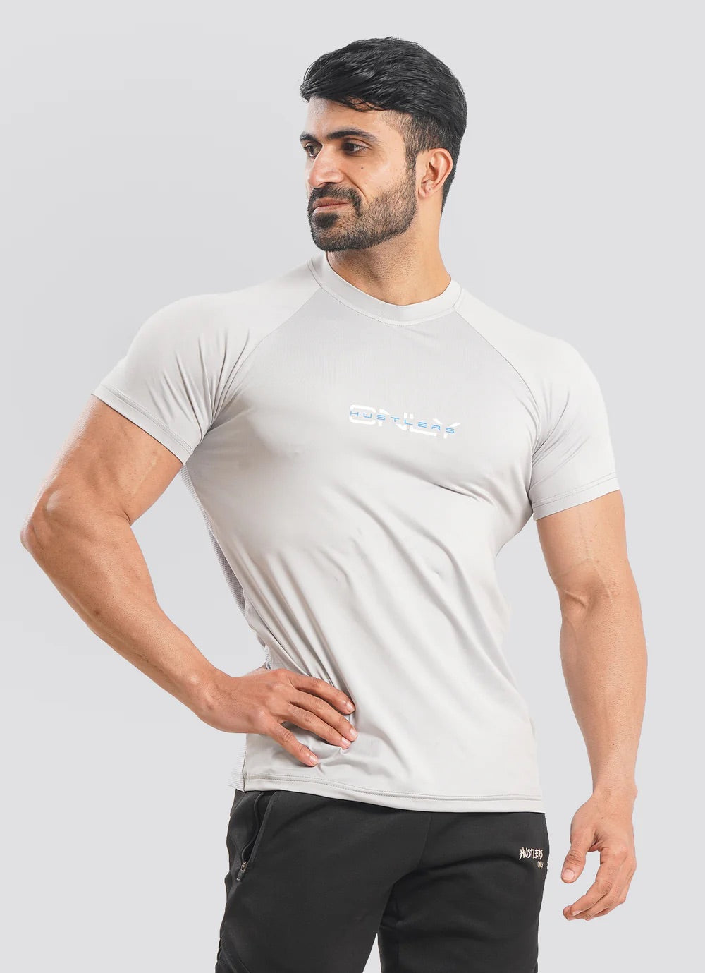 Utility Mesh Back Tshirt - Grey