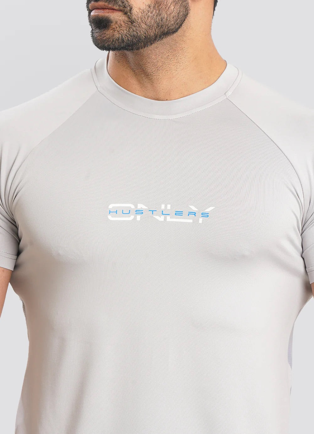 Utility Mesh Back Tshirt - Grey