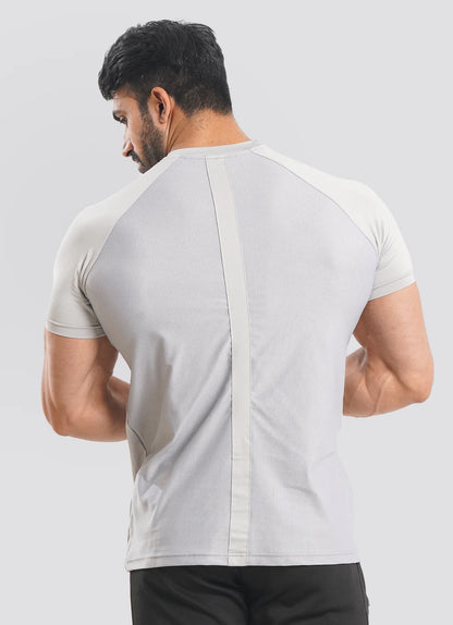 Utility Mesh Back Tshirt - Grey