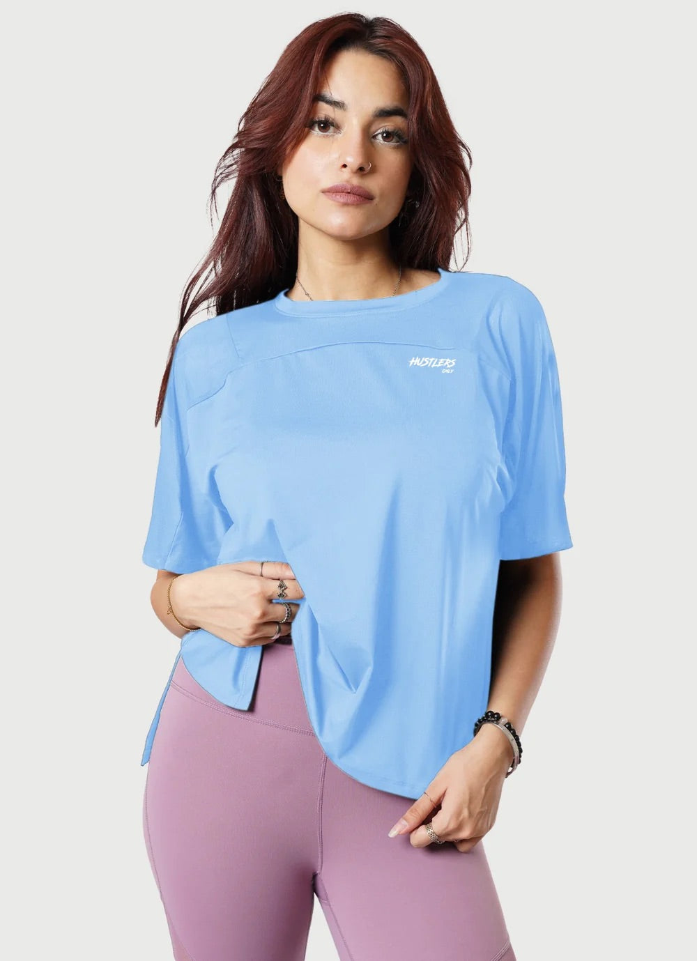 Breeze T-Shirt With Mesh - Sky Blue