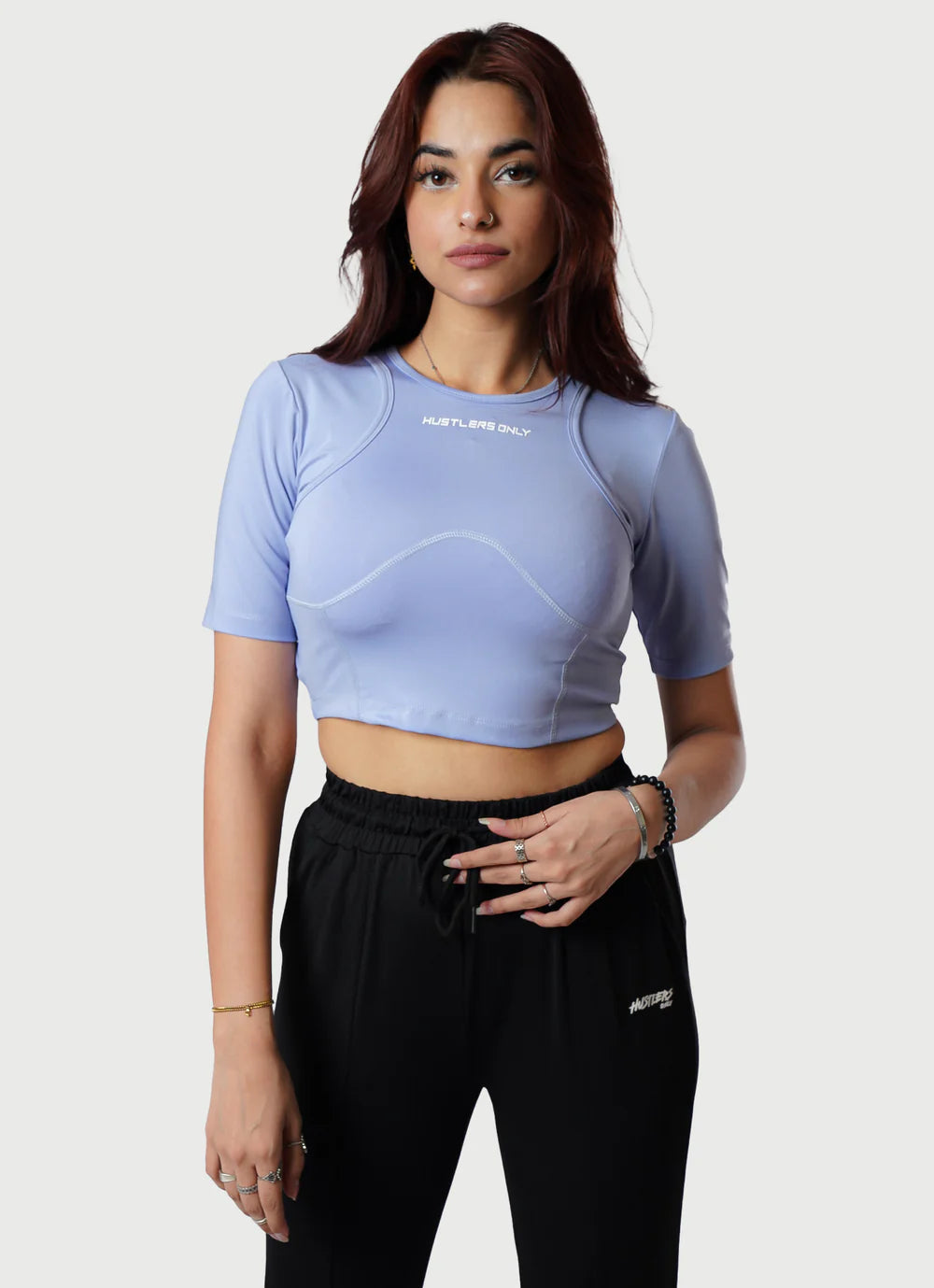 Crossover Croptop - Sky Blue