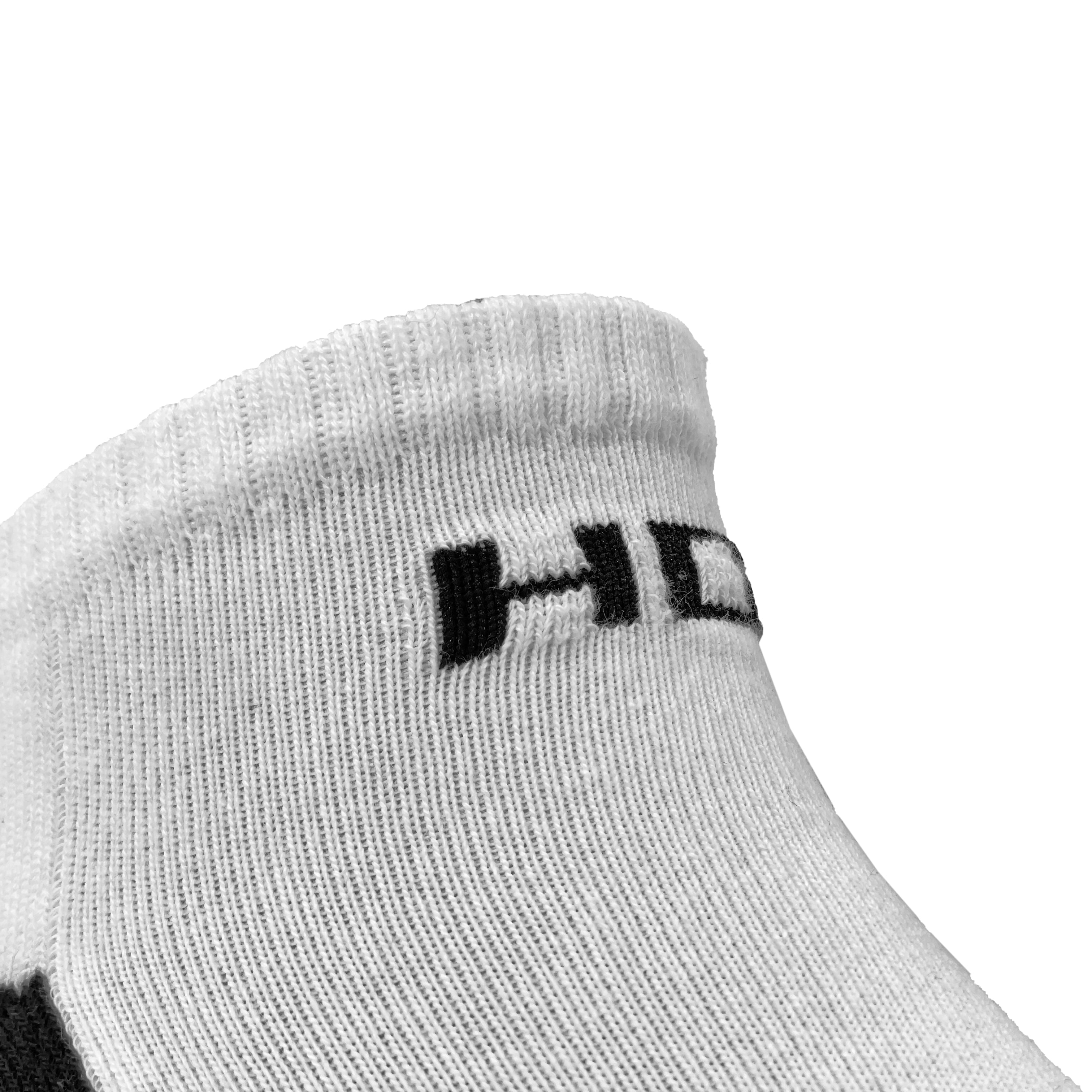Ankle Crew Socks - White & Black
