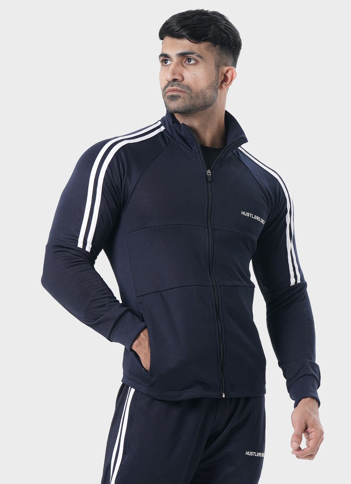 Baju Olahraga Ikonik Hitam/Kelabu