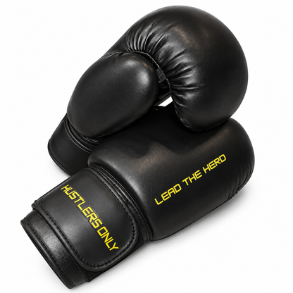 Boxing Gloves - Black & Yellow