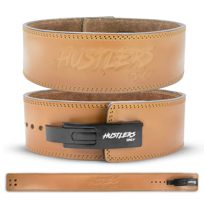 10mm Premium Weightlifting Lever Belt - Brown