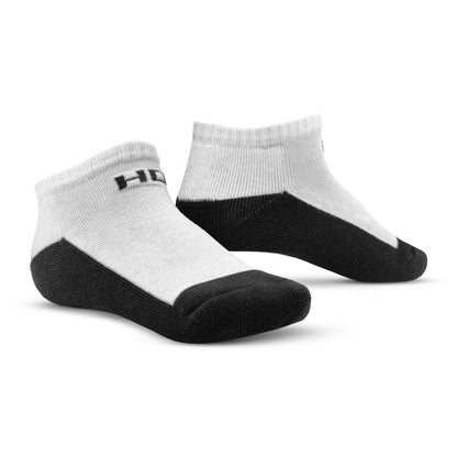 Ankle Crew Socks - White & Black