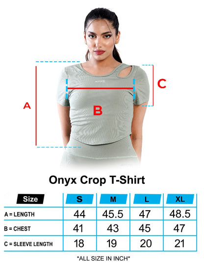 Onyx Crop T-Shirt - Light Green