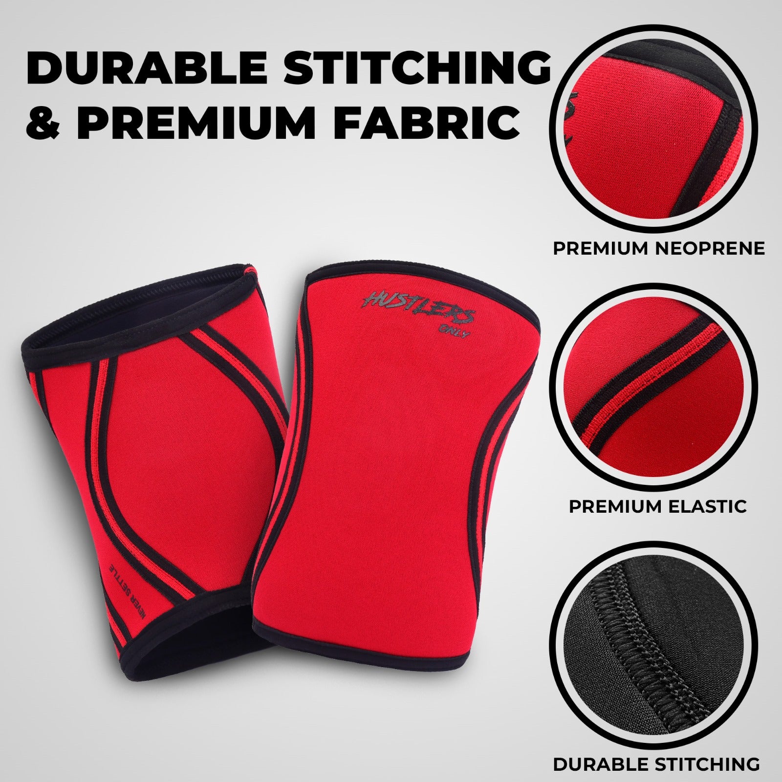 Red Elbow Sleeves - 5mm