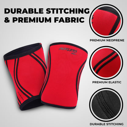 Red Elbow Sleeves - 5mm