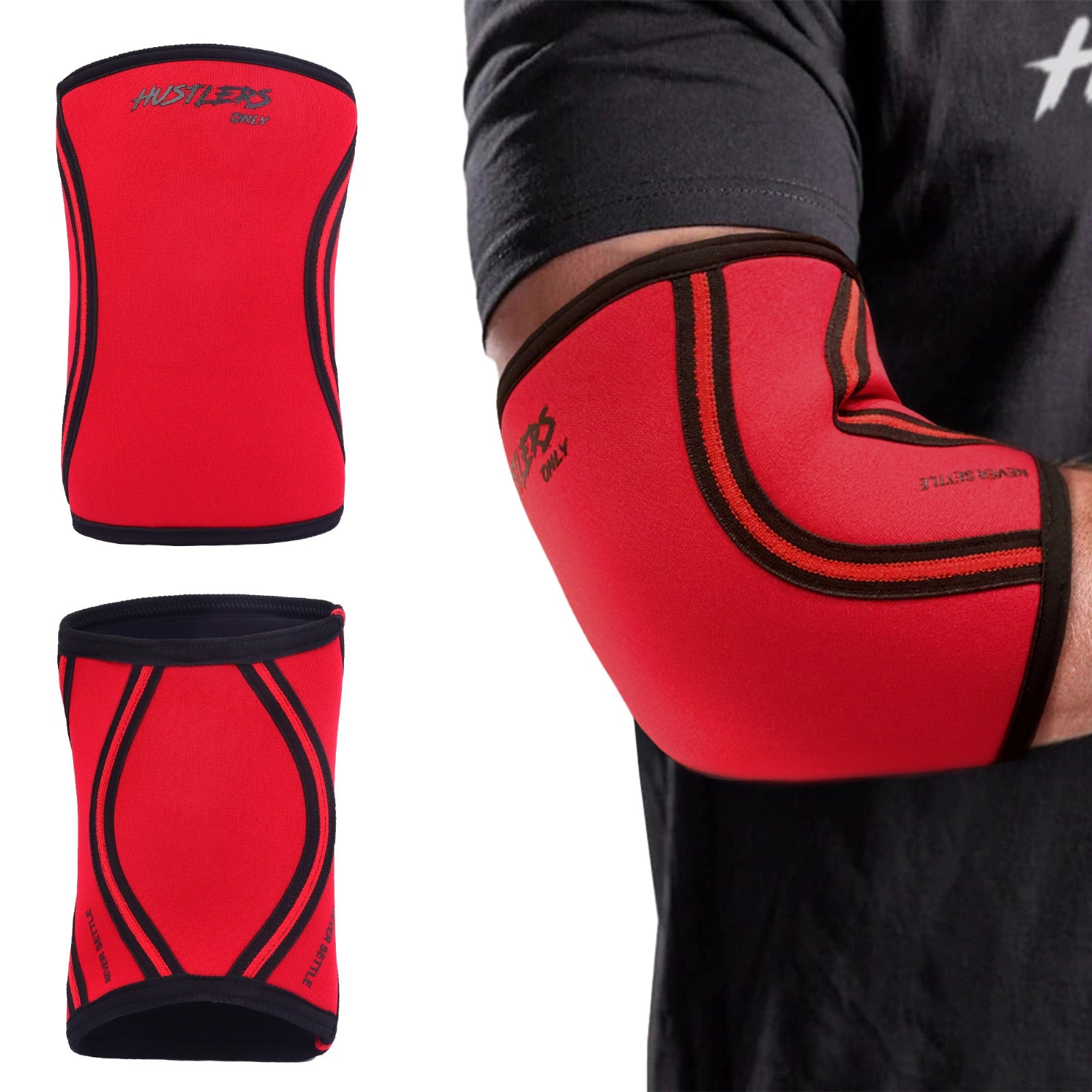 Red Elbow Sleeves - 5mm