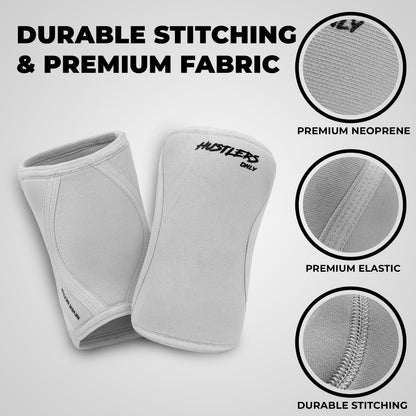 White Elbow Sleeves - 5mm