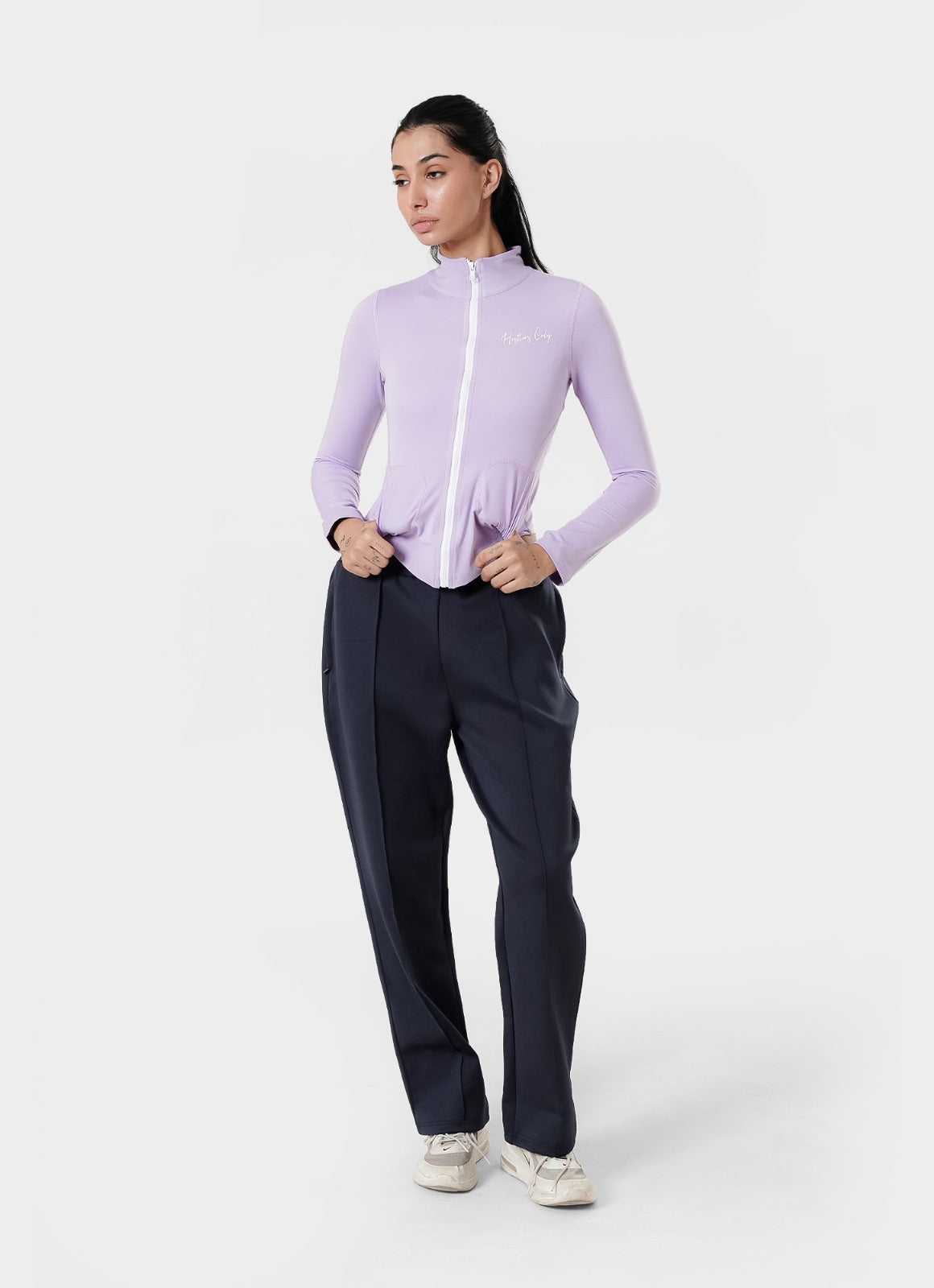 Stamina Zipper Top - Purple