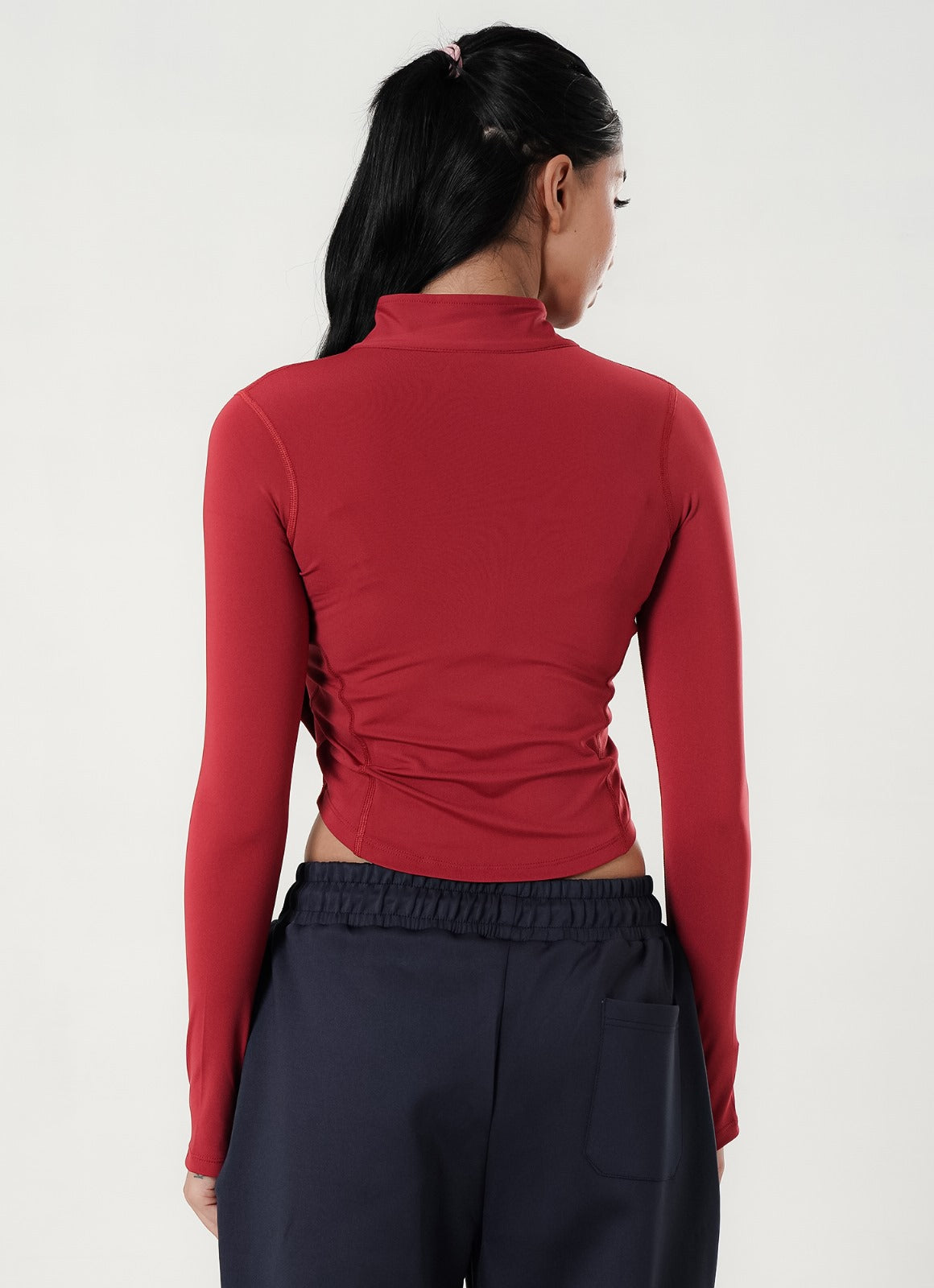 Stamina Zipper Top - Red