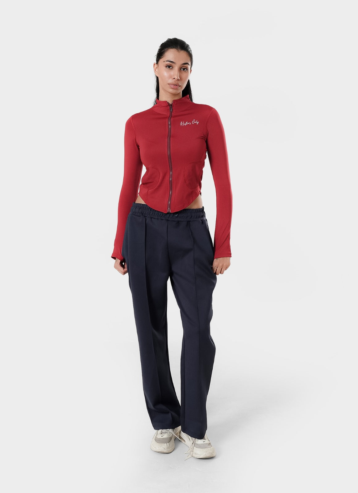 Stamina Zipper Top - Red