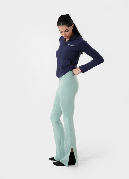 Empower Flared Leggings V2 - Mint Green