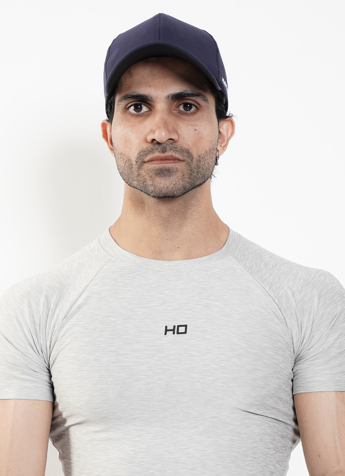 Melange Compression T-Shirt - Silver