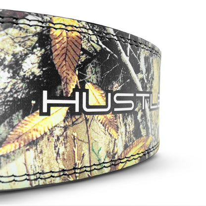 10mm Leaf Camo Lever Belt - Black