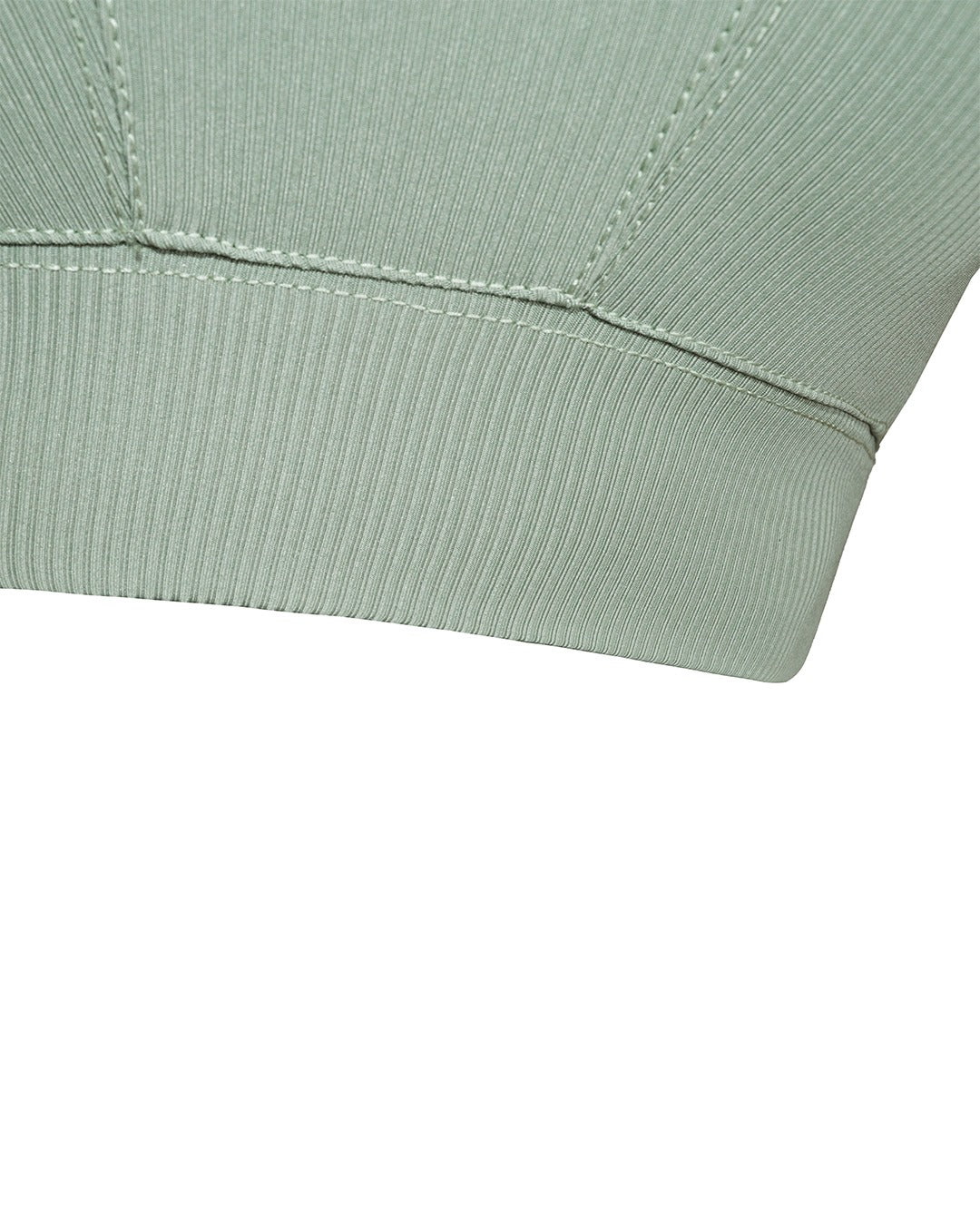 Everyday Ribbed Sports Bra - Green