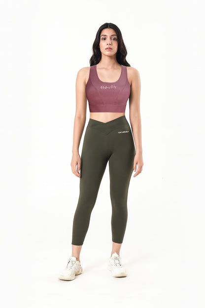 Everyday Ribbed Sports Bra - Pink