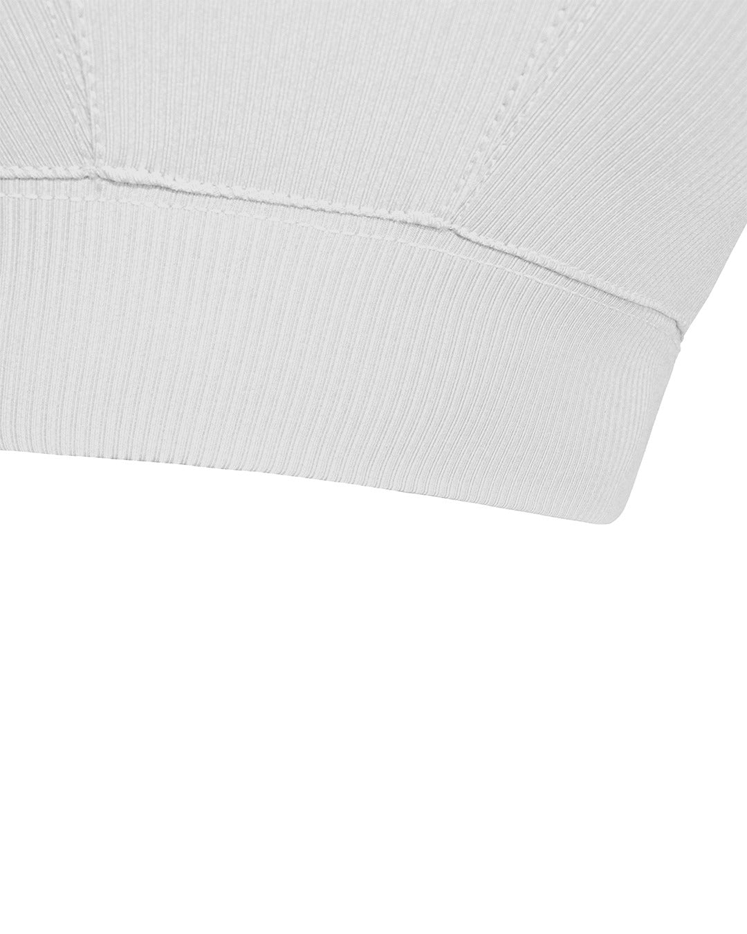 Everyday Ribbed Sports Bra - White