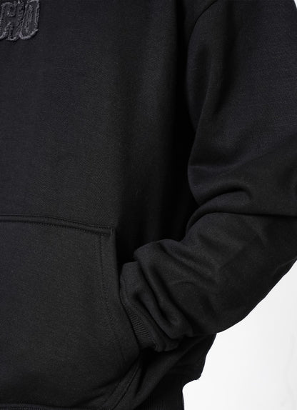 Crude Oversized Hoodie - Black
