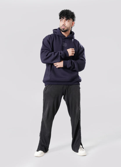 Crude Oversized Hoodie - Black