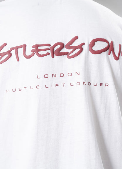 Graffiti Oversized T-Shirt - White