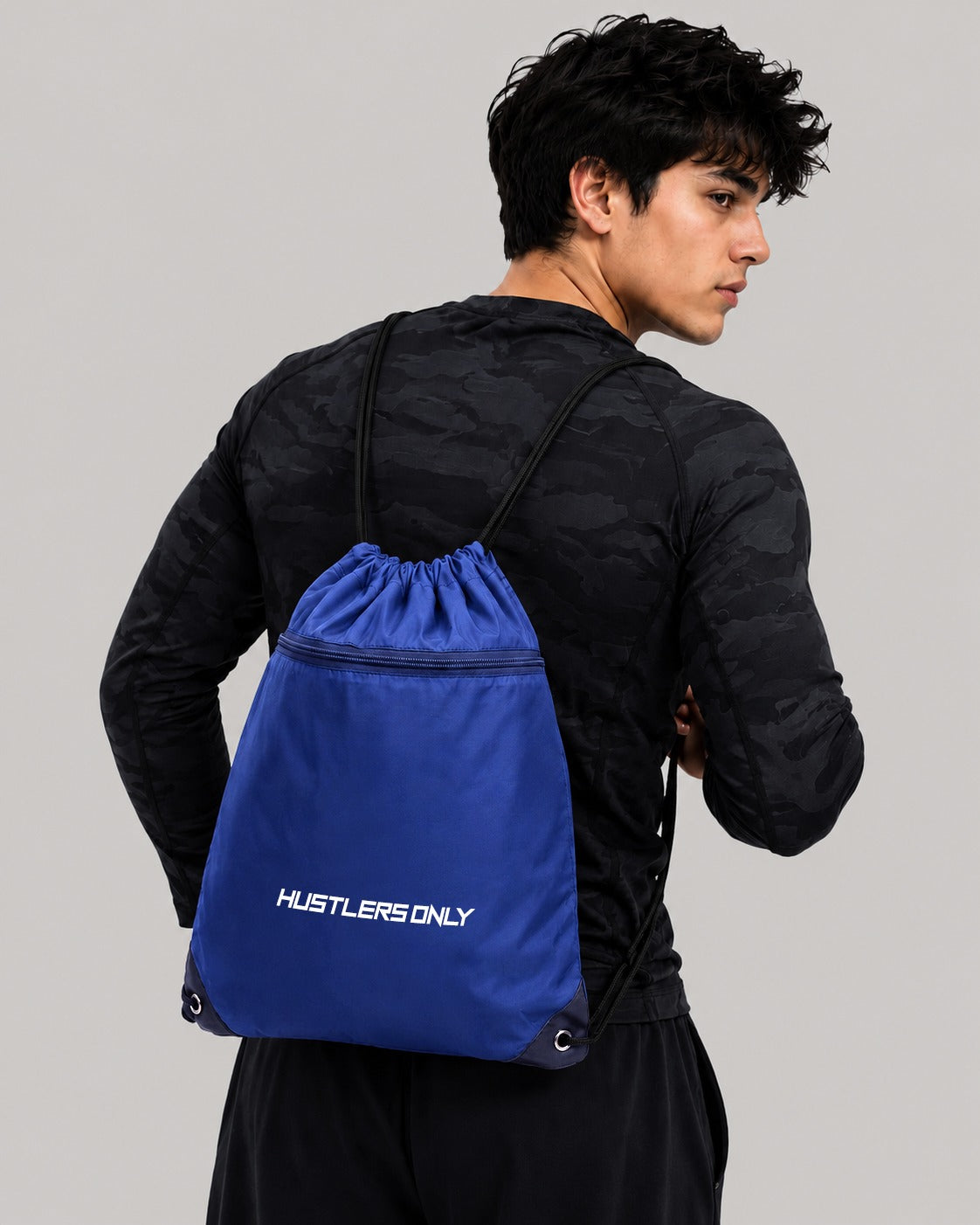 Drawstring Bag - Blue