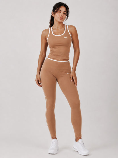 Accelerate Leggings - Tan