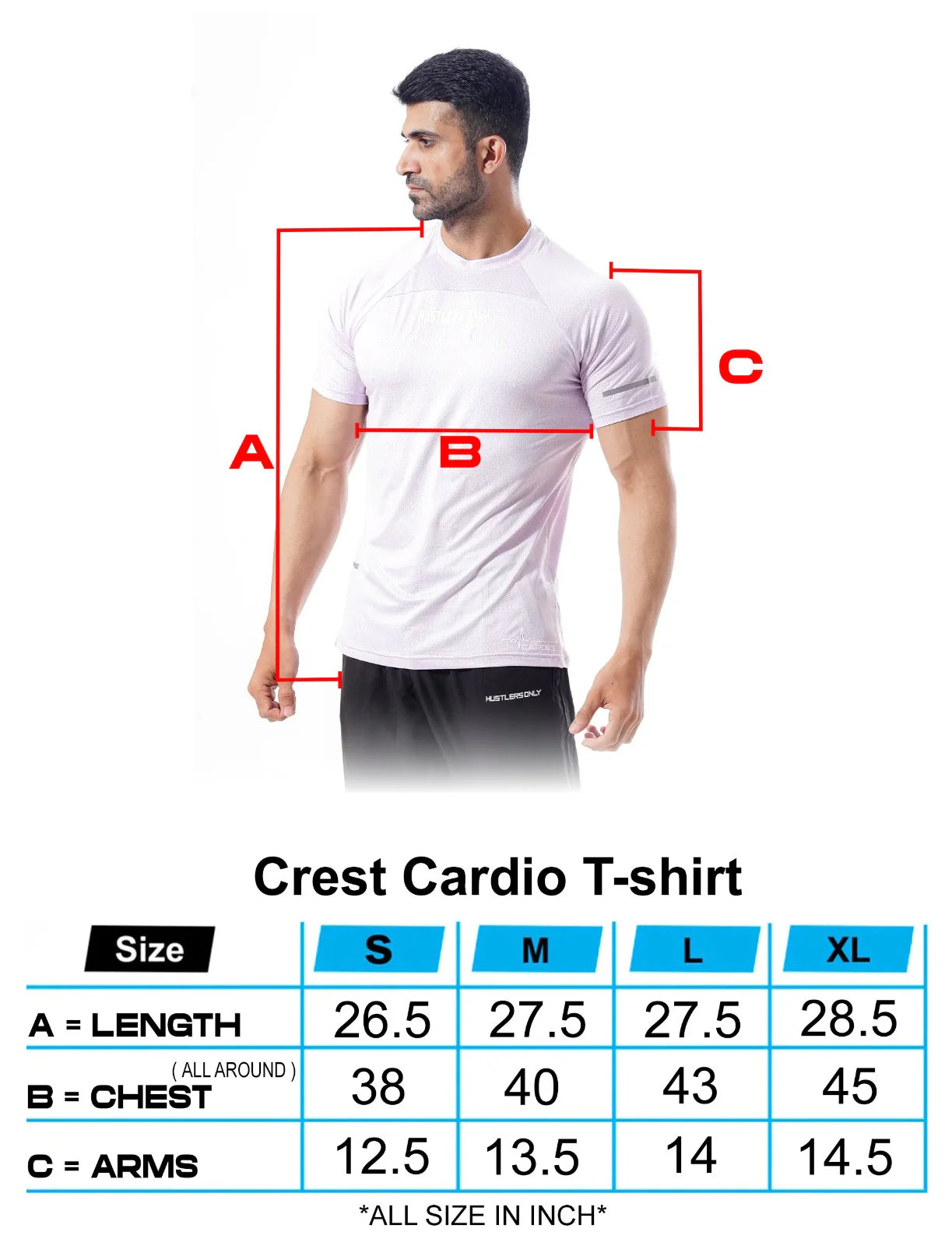 Crest Cardio Tshirt - Lavender