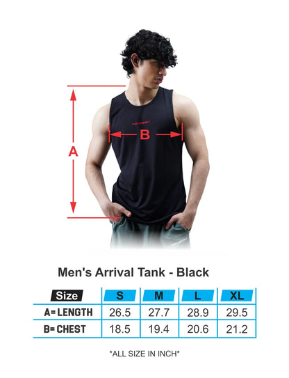 Men's Arrival Tank - Black