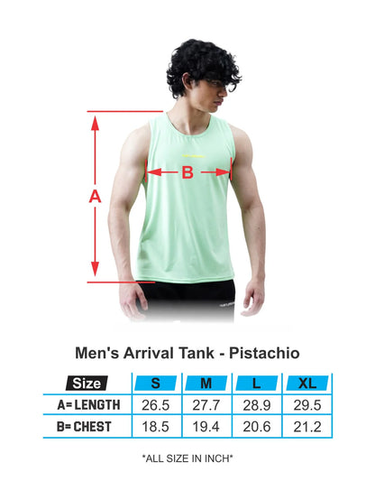 Men's Arrival Tank - Pistachio