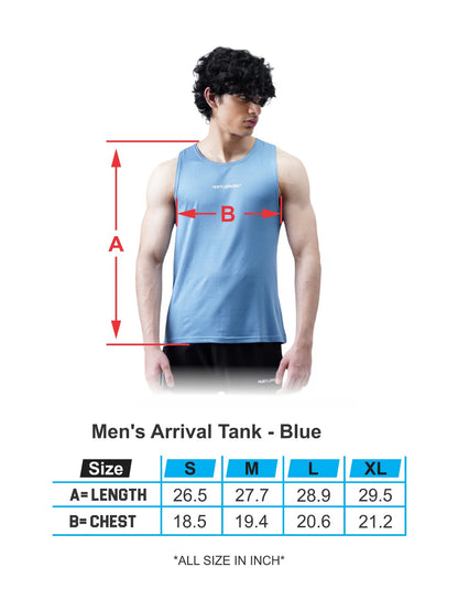 Men's Arrival Tank - Blue