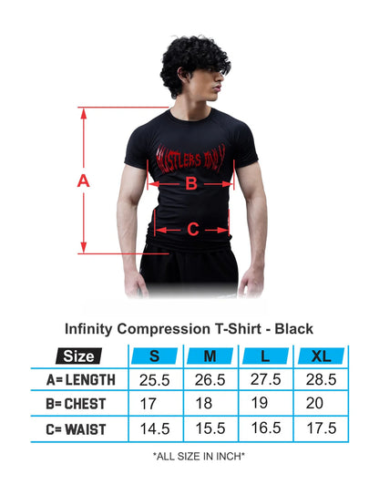 Infinity Compression T-Shirt - Black