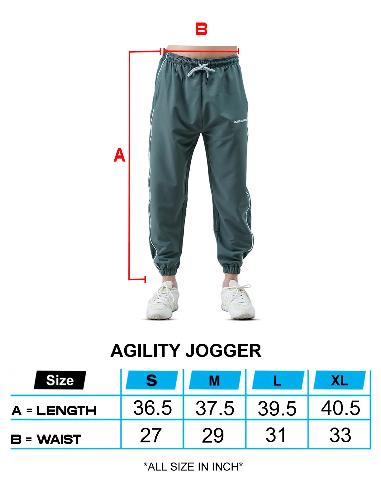 Agility Joggers - Sea Green