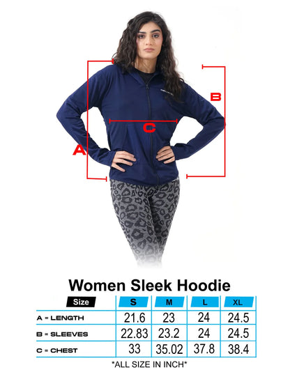 Hoodie Anggun Wanita - Tentera Laut