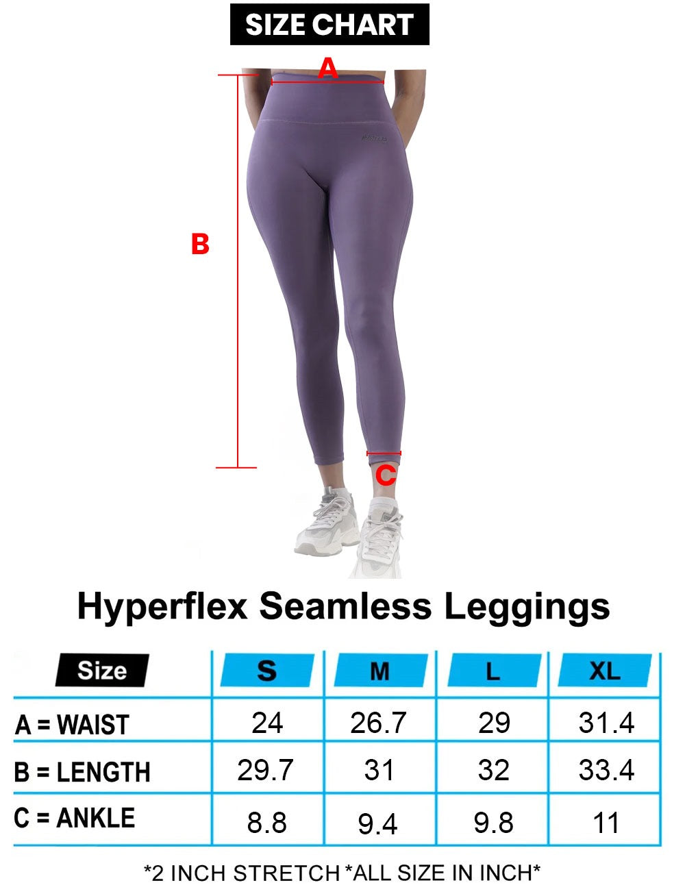 Hyperflex Seamless Legging - Ungu