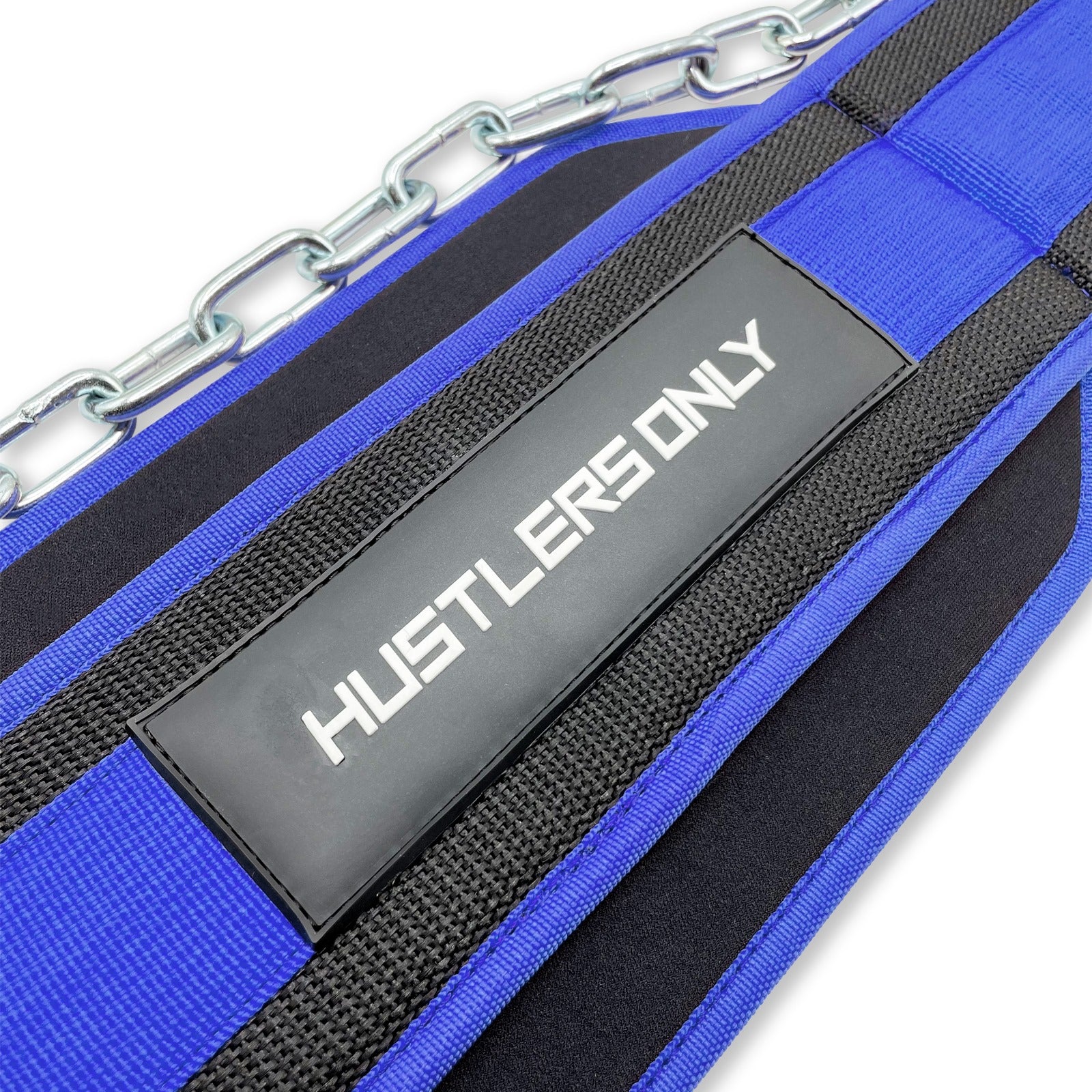 Dip Belt with Steel Chain - Blue