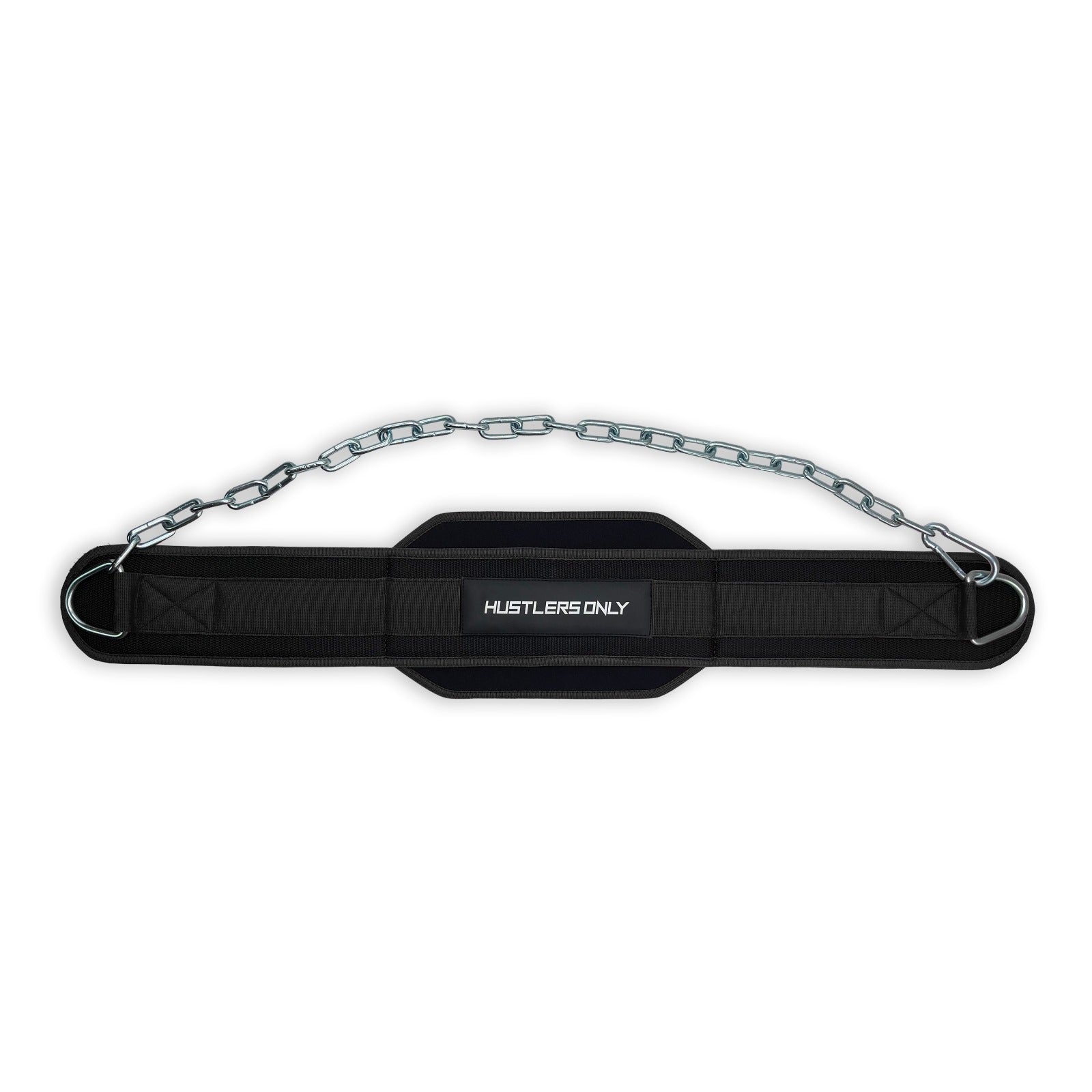 Dip Belt with Steel Chain - Black