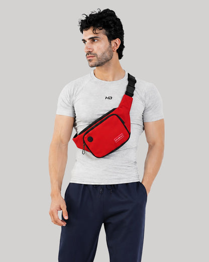 Cross Body Utility Bag - Red